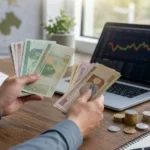 Telefondaki şüpheli mesajı kontrol ederek dijital dolandırıcılığı fark etmeye çalışan kullanıcı