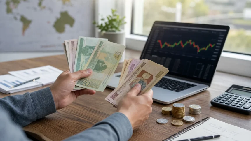 Telefondaki şüpheli mesajı kontrol ederek dijital dolandırıcılığı fark etmeye çalışan kullanıcı