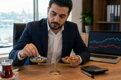 İki para piyasasının yönünü denge ve grafik üzerinden karşılaştıran finans uzmanı