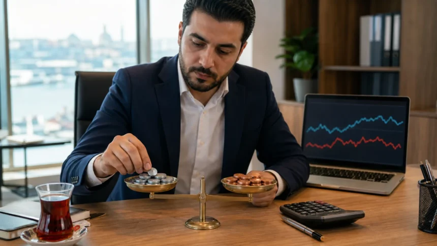 İki para piyasasının yönünü denge ve grafik üzerinden karşılaştıran finans uzmanı